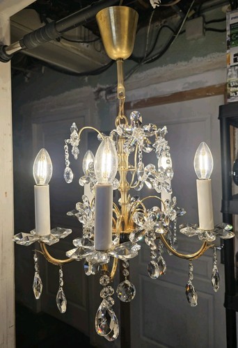Lustre pampilles cristal - lustre,