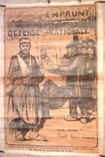 Ancienne Affiche 2ème Emprunt de la Défense Nationale B Naudin 1876-1946 WW1