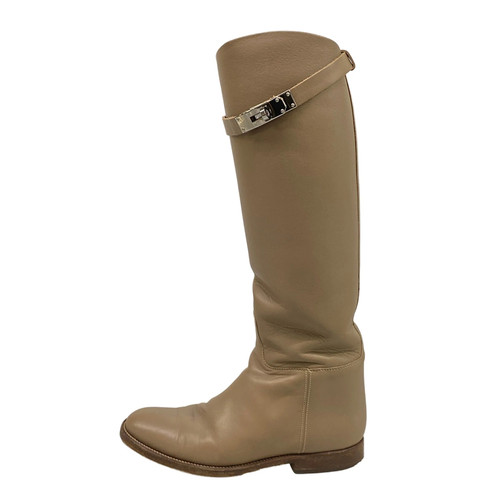 Hermes jumping beige leather - beige,