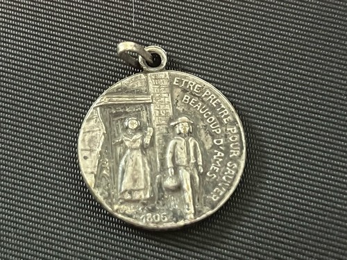 Ancienne medaille double - ancienne, face