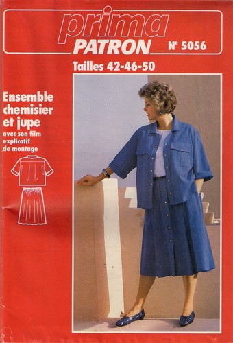 Prima patron chemisier jupe - chemisier, et