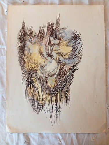 Encre originale signee - originale,