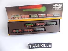 8104 / ECHELLE Z 1:220 / MARKLIN MINI CLUB LOCOMOTIVE TYPE BAVAROISE + VOITURES