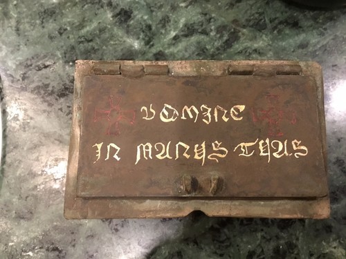 Boîte argent émail - en, Émail/