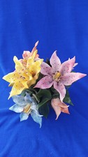 bouquet de fleurs faience