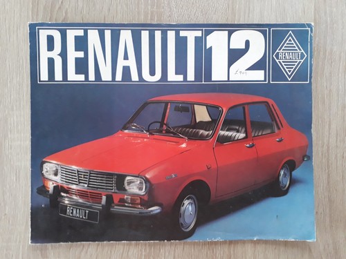 Renault saloon brochure - renault, 12
