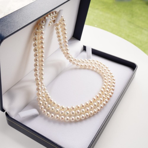 Collier long perles akoya - long,