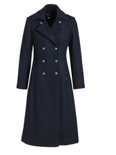Manteau long croisé/Caban