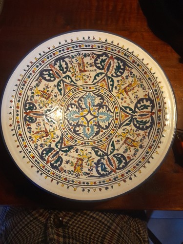 Plat marocain céramique - plat,