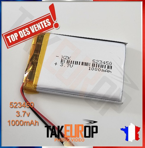 1000mah 523450 batterie - 523450,