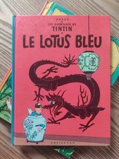 Tintin et Le Lotus Bleu, Tchang, Hergé, BD, Milou, Reporter, vintage