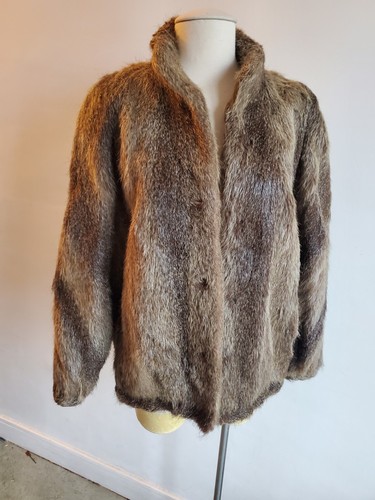 Manteau fourrure court de - fourrure,