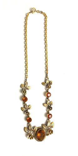 Ancien collier plaqué or - ancien,