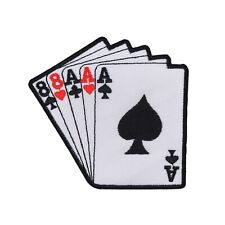 à partir de39★Cartes Full House Poker écusson à repasser image à repasser pat...