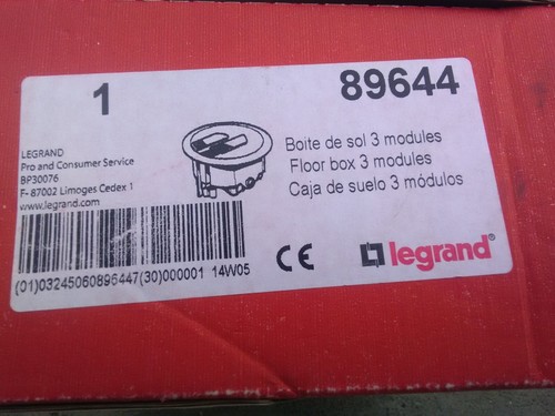 Legrand boîte sol pour 3 - legrand,