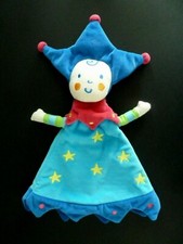 GC. DOUDOU MARIONNETTE VERTBAUDET KATHERINE ROUMANOFF FEE BLEU ROSE ETOILE NEUF*