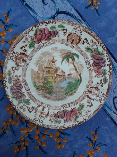 Ancienne assiette faience - ancienne, en