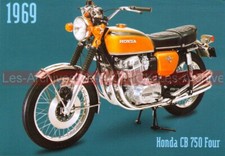 HONDA CB 750 Four 1969 : Carte Postale Moto Postcard Motorcycle #0527