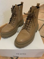Bottines Texto Taupe à semelle crantée Taille 40 (portées seulement 2 fois)