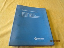 CHRYSLER 160 180 2 LITRES BULLETINS TECHNIQUES