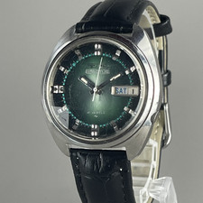 Montre automatique homme vintage SEIKO 5 ACTUS 37 mm jour/date cadran...