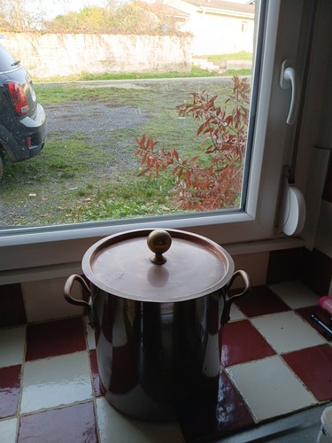 Cuivre 19e ustensile cuisine - cuivre,