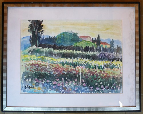 Grand tableau aquarelle - tableau,