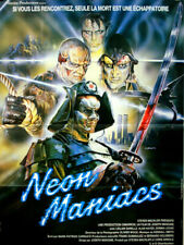 NEON MANIACS or EVIL DEAD WARRIORS Joseph Mangine 1986 FRENCH POSTER 47x36