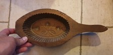 MOULE A BEURRE ANCIEN FIN XIXemeS IMPORTANT 32,5 cm LONG ALSACE ? ART POPULAIRE
