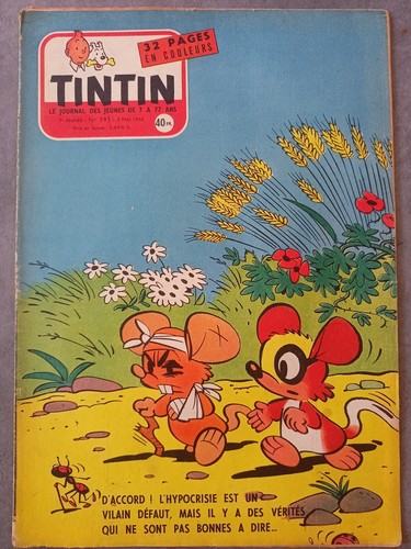 Journal tintin france 393 - tintin,