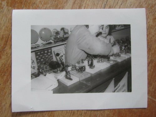 Ancienne photo montage lampe - photo,