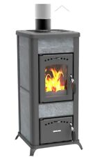 LINCAR Alice 480AZ Poêle Bois Cuore Vermiculite 7KW Made IN Italy Ollaire