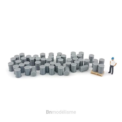 Lot barils bidons fûts - ho,