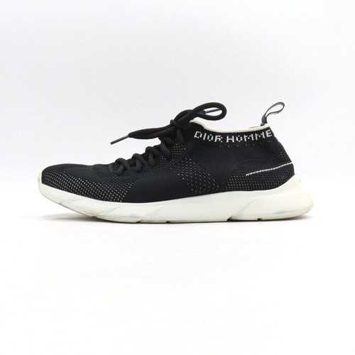Dior sneakers tissu noir - en,