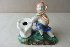 Ancien encrier / porte plume en porcelaine, Vieux Paris XIXème