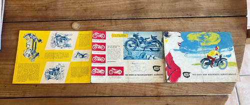 Brochure moto n314 nsu - brochure, de