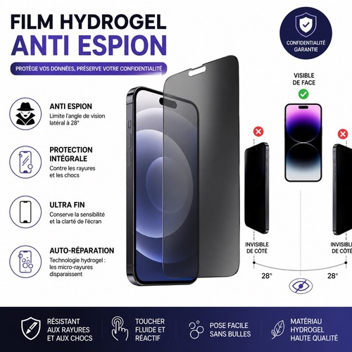 Film hydrogel anti espion - film,