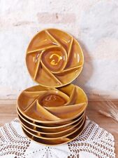 Lot de 6 assiettes à compartiments pour fondue raclette vintage Longchamp France