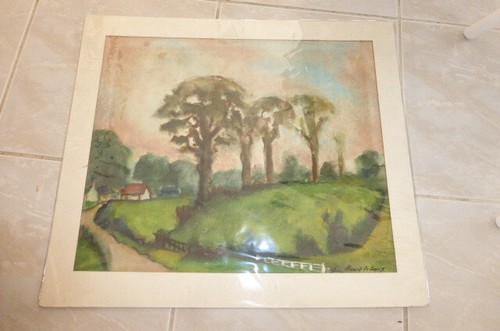 Acrylique originale sur papier