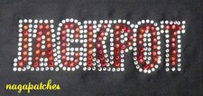 Transfert strass thermocollant à repasser (fer) JACKPOT casino Vegas DIY