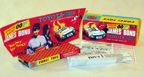Corgi toys 336 toyota 2000gt - toys,
