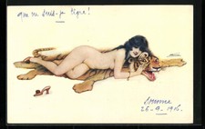 Künstler-ak Suzanne Meunier 