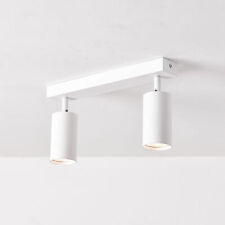 Plafonnier À 2 Lumières Orientable TWIN Blanc Mat
