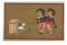 A l'abordage Rendez-vous ! Marin Chien Niche - Chomo Léon Chicherit - Trade card
