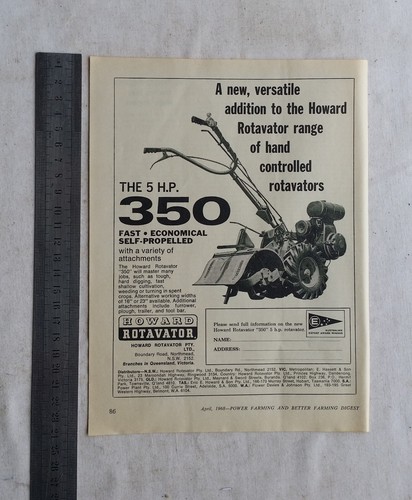 Howard 350 rotovator - howard,