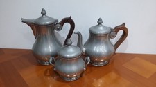 Très Joli Service A Café En Etain