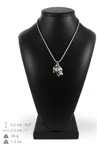 Art dog staffy typ - dog, collier
