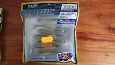 Illex Magic Slim Shad 3 Leurres Souple 6,5cm 2,1g Sandre Perche Caoutchouc