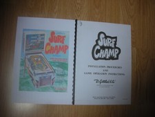 manuel d'installation flipper Gottlieb: SURF CHAMP