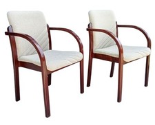 Ancienne Paire Chaise Fauteuil